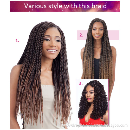 Private Label Pre-Stretched Expression 4X Yaki 50 30 Inch Bundle Pre Stretched Braiding Hair Multi Pack
